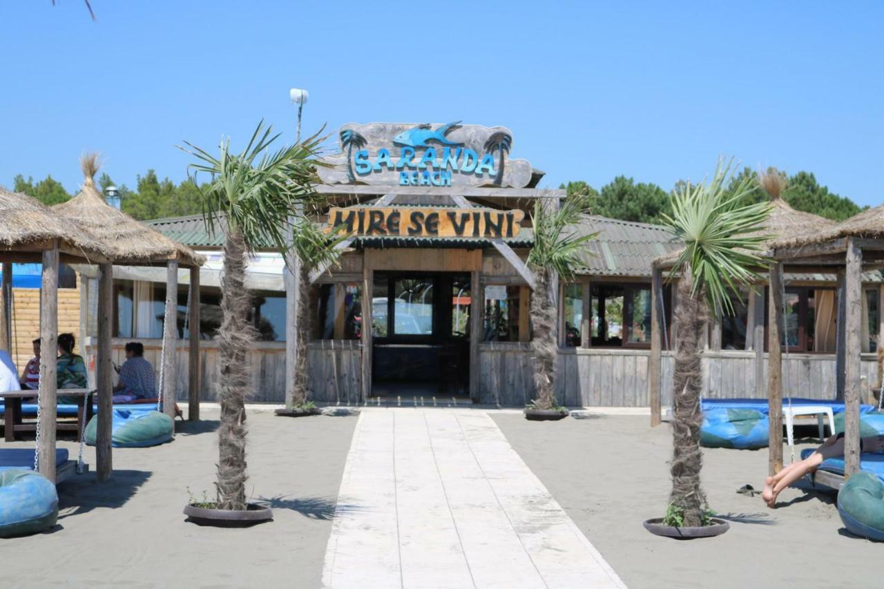 הוילה אולסינץ' Saranda Beach Bungalow מראה חיצוני תמונה