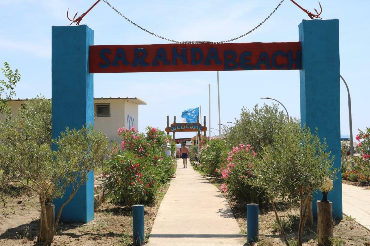 הוילה אולסינץ' Saranda Beach Bungalow מראה חיצוני תמונה